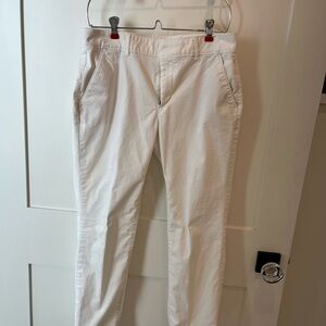 Loft Women’s White Crop/Ankle Pants